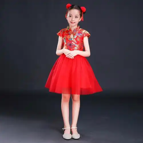 六一说唱中国幼儿舞蹈儿童喜庆演出演出服服装儿童演出服