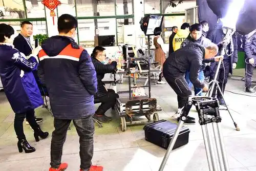 拍摄电影现场兰溪站