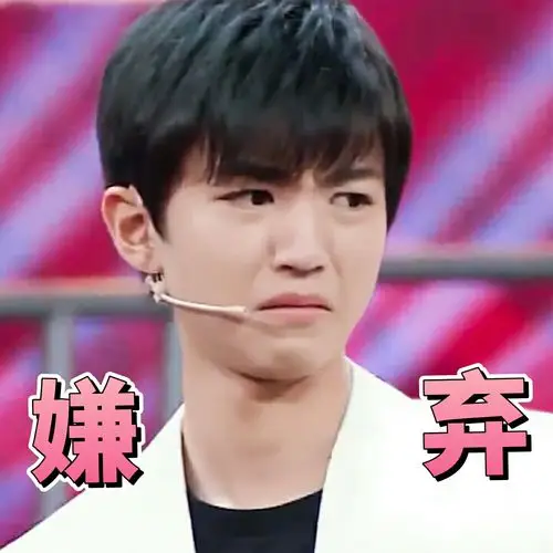 【王俊凯表情包】[可爱][娇羞]嫌弃