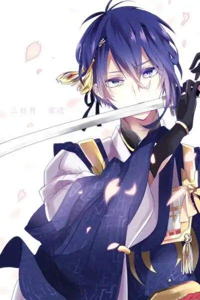 动漫,壁纸,头像,男生,帅气,刀剑乱舞,三日月宗近