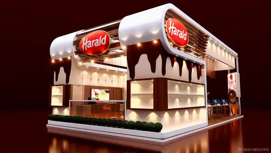 食品展位设计图