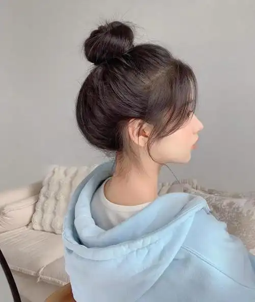 经典丸子头大合集,好看随意,轻松显脸小!