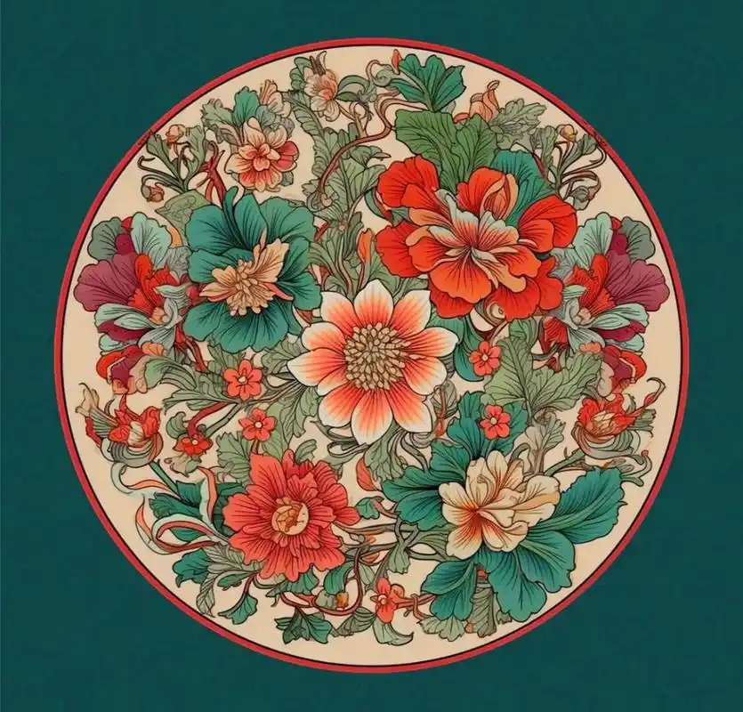 中国传统文化图案素材收集库·三十三 纹样图案素材来自 	 #素材分享#