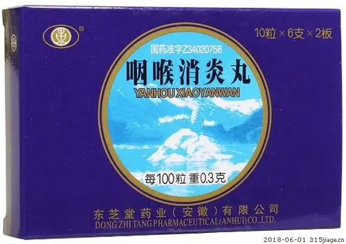 咽喉消炎丸价格对比12支东芝堂药业