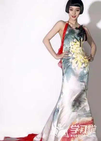 范冰冰青花瓷服装图片欣赏