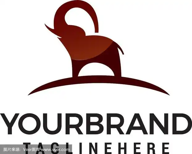 大象标志设计概念模板