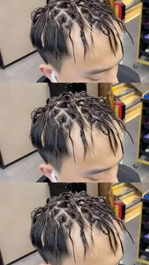 男生额头高怎么办?#锡纸烫#烟花烫