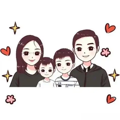 一个妈妈带两个儿子的微信头像 微信头像图片大全 -【爱个性】