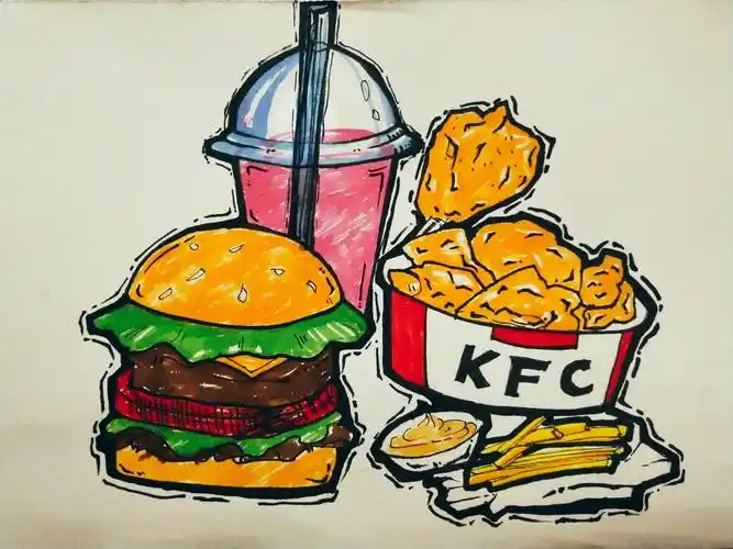 kfc|插画|插画习作|panrou蔡 - 原创作品 - 站酷 (zcool)