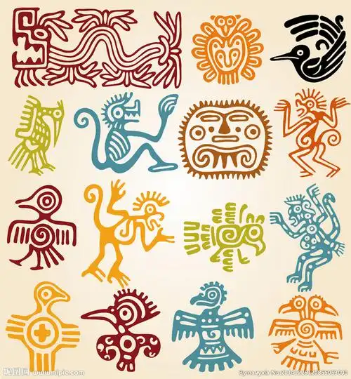 sesesese转采于2020-12-01 14:45:19玛雅图腾花纹图案神经cc同采自www