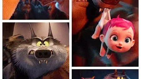 萌宝满天飞之萌蠢狼群,超搞笑,你见过狼变成潜水艇和飞机的吗