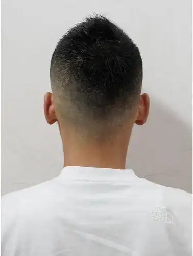 子弹头发型随着人们生活水平的不断提高,很多男士都开始重视自己的