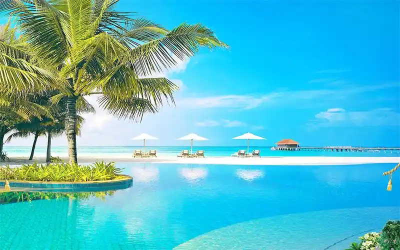 海边风景3d窗外风景背景墙