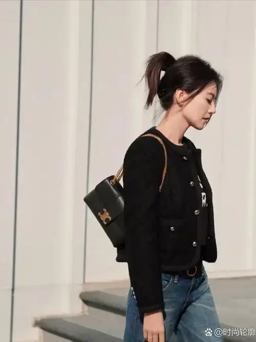 高圆圆街拍曝光网友惊呼简简单单就是美