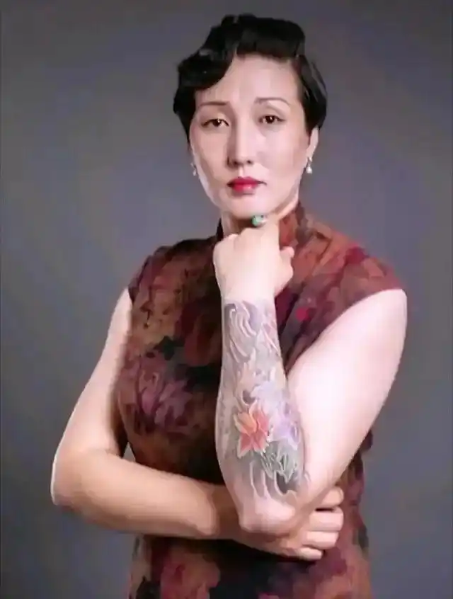 中国女运动员的纹身合集,其中有四位是奥运冠