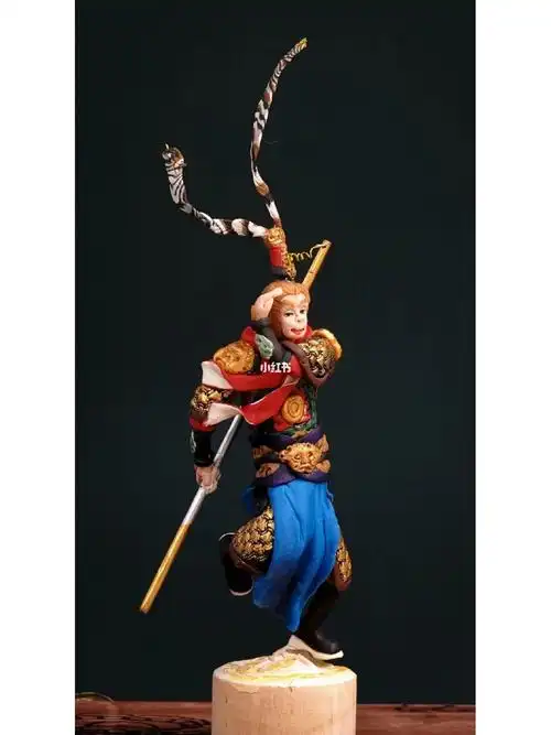 齐天大圣美猴王孙悟空～中国传统面塑#面塑  #手工