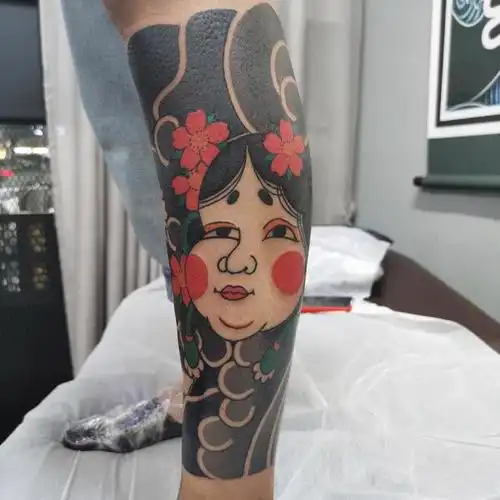 阿多福包小腿_纹身吧社区 - 纹身大咖