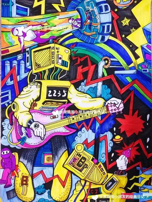 一等奖儿童科幻画