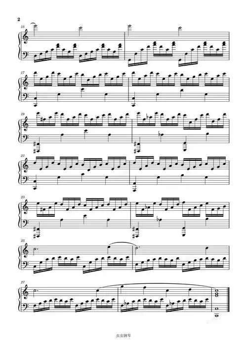 路小雨简谱 - 曲谱歌词网