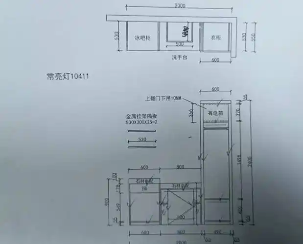 如何审查柜子平面图立面图内部详图_图纸_视图_尺寸