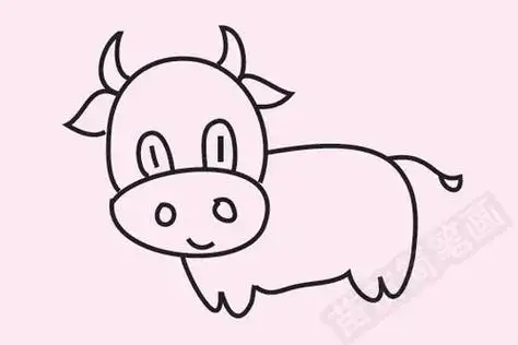 三种牛的简单画法 简笔画牛简笔画牛简笔画简单画法驼牛简笔画图片