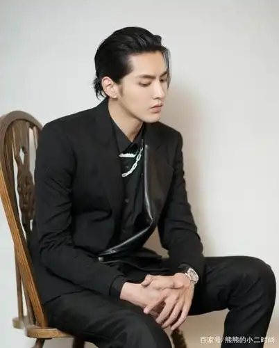 有种"整容"叫:吴亦凡扎小辫,这不就是传说中的小说男主脸吗