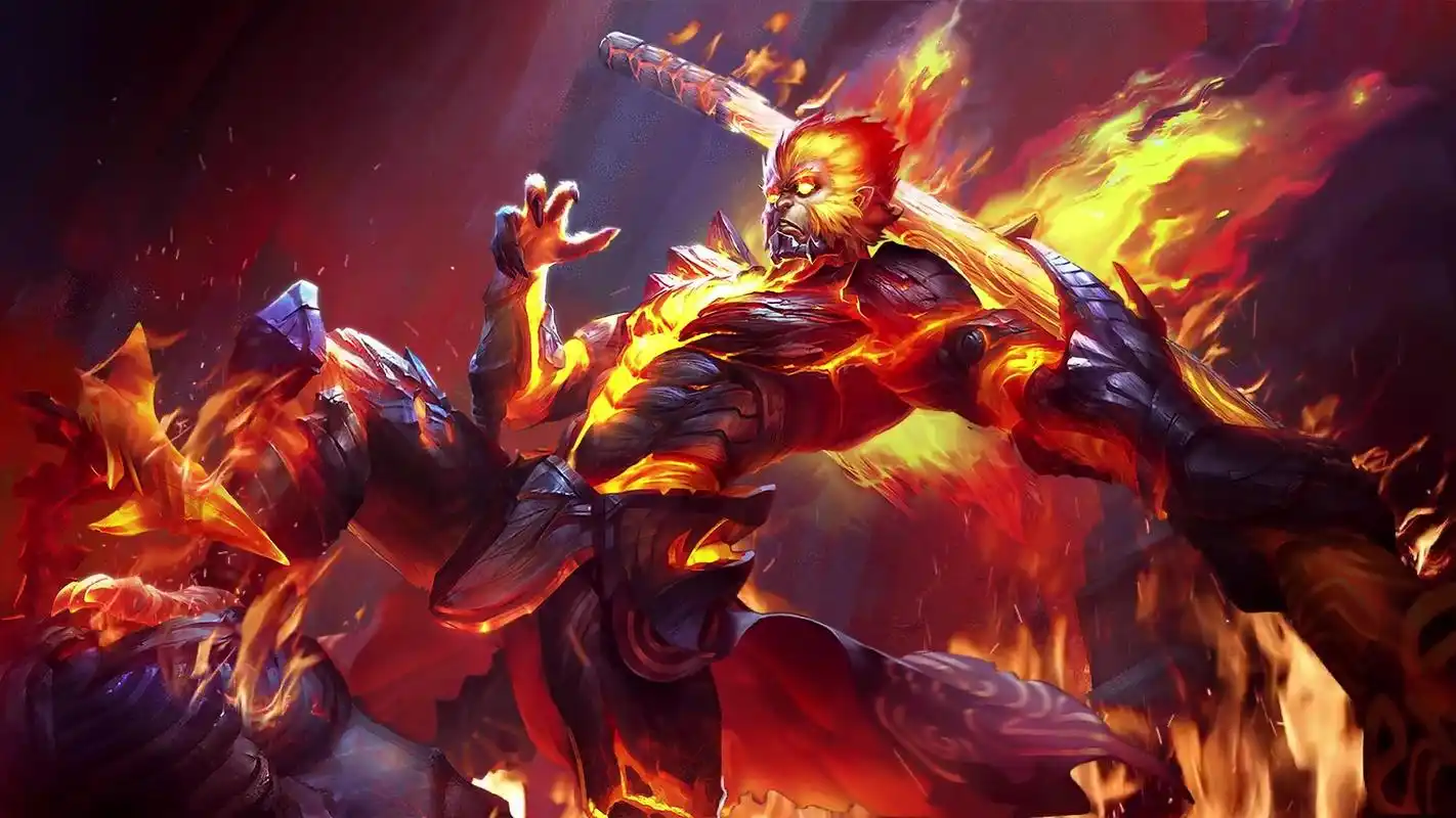 【自制/电脑动态壁纸】地狱火孙悟空