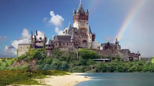 电脑壁纸 风景 心中的历史悠久城堡复古迷人景观写真