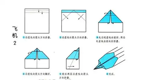 简单的飞机折纸步骤