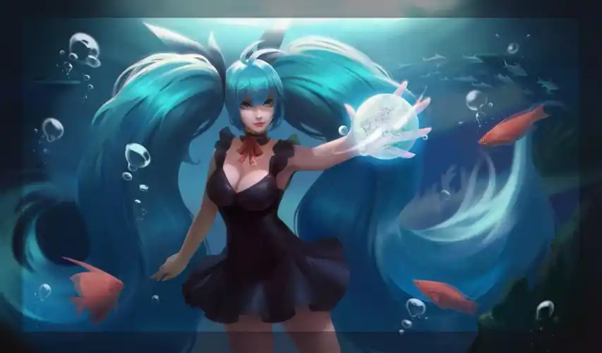 深海少女插画图片壁纸