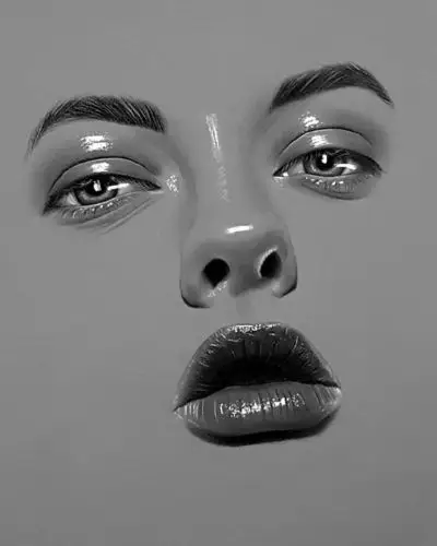 精致的人物五官素描,太厉害了(转)