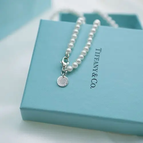 [9.9新]未使用tiffany/蒂芙尼 珍珠项链