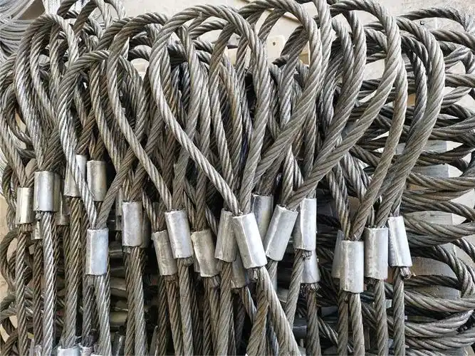 双扣压制钢丝绳/钢丝绳吊索具起重工具吊车行车用12/14mm16mm18mm 10