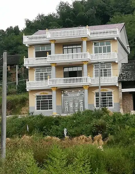 莆田农村自建房外形酷似扎哈设计?农村自建房有多潮!_建筑_乡村_意境