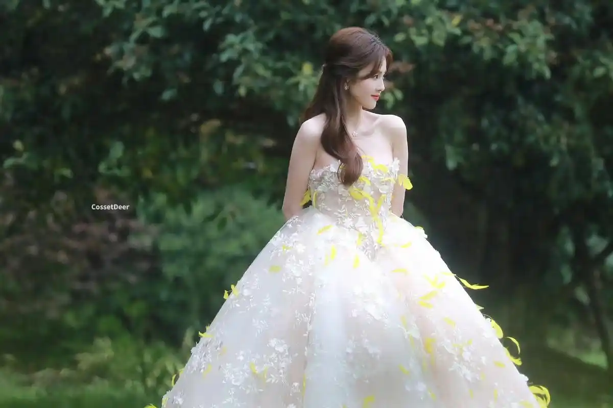 "当白鹿穿着婚纱向你缓缓走来,你会____.