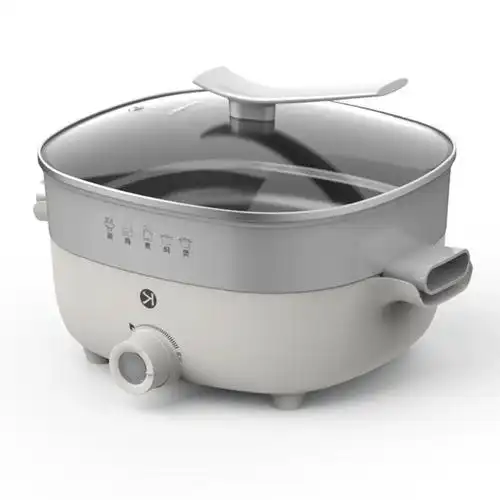 利仁电火锅鸳鸯锅家用分体式55l大容量电煮锅多功能火锅锅专用锅