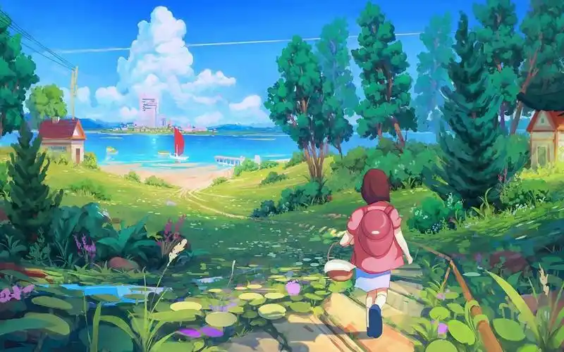 清新养眼文艺动漫桌面壁纸