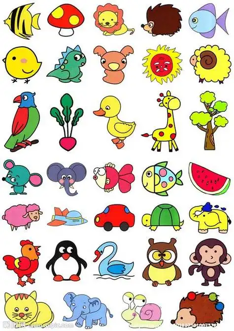 儿童简笔画动物儿童简笔画动物大全图片
