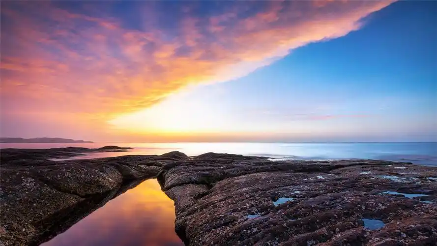 绝美海滨风光高清桌面壁纸,风景壁纸,唯美,高清,沙滩,海洋,自然风光