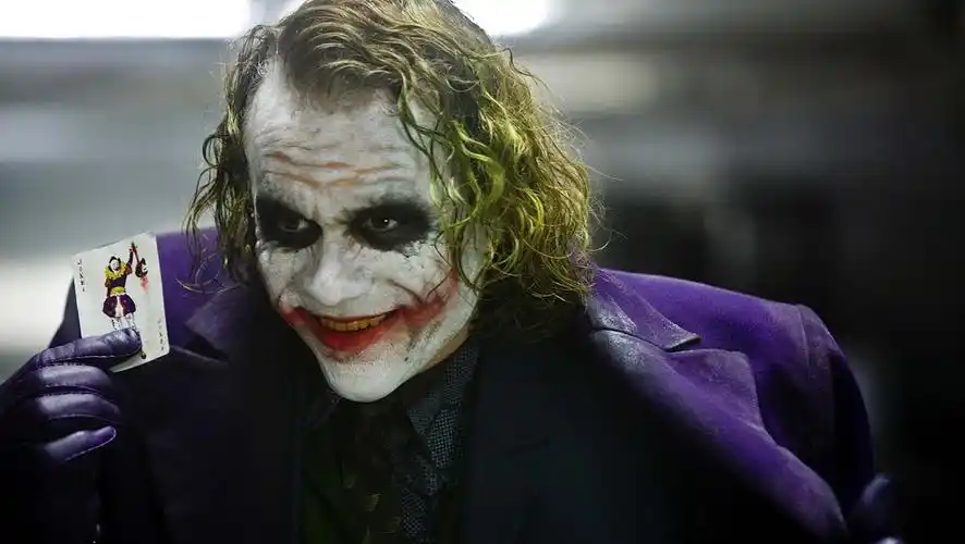 人物虚拟人物滑稽角色名人希思莱杰娱乐电影黑暗骑士jokerheathledger