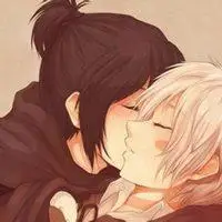 动漫情侣拥抱亲吻头像_微信头像图片大全