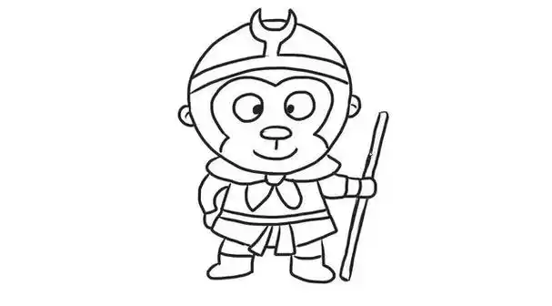 孙悟空简笔画教程西游记孙悟空简笔画教程