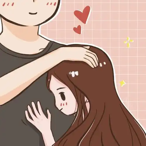 情侣头像丨爱摸头杀的大高个