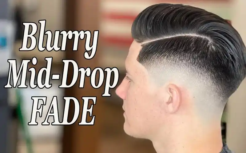 美式理发侧分蓬巴杜middropfadebyjjaybeardedbarber