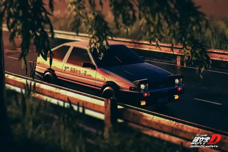 toyota-trueno-ae86【秋名山车神】rage your dream