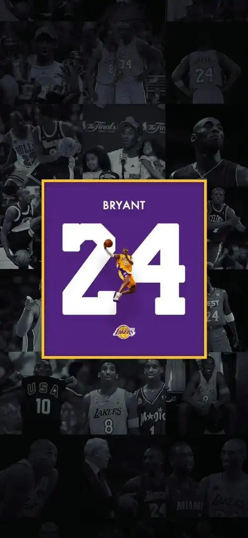 分享一组科比生涯高清手机壁纸!快收下吧!