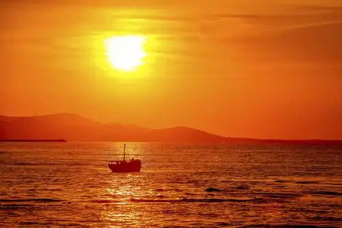 海边晚霞情 - 美篇