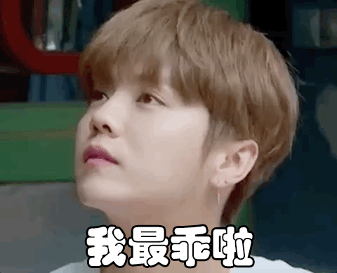 乖乖鹿晗我最乖啦gif动图_动态图_表情包下载_soogif