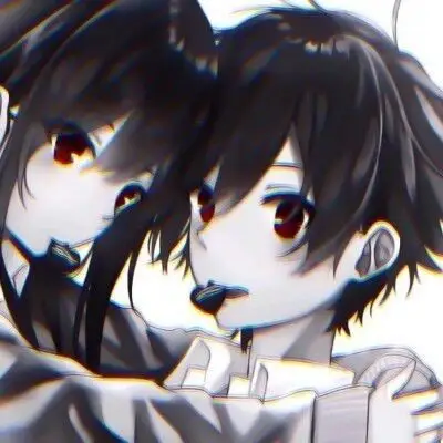 病态暗黑丧系动漫cp情头