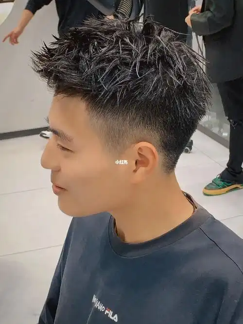 男士01摩根烫碎盖一比一还原图片效果